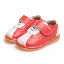 Toddler Boy Red and White Shoes